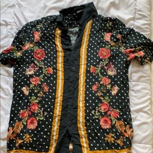 ASOS Floral Button Down XL